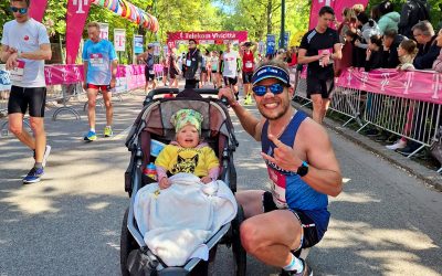 Vivicitta 2024 Félmaraton Rékával a babakocsiban